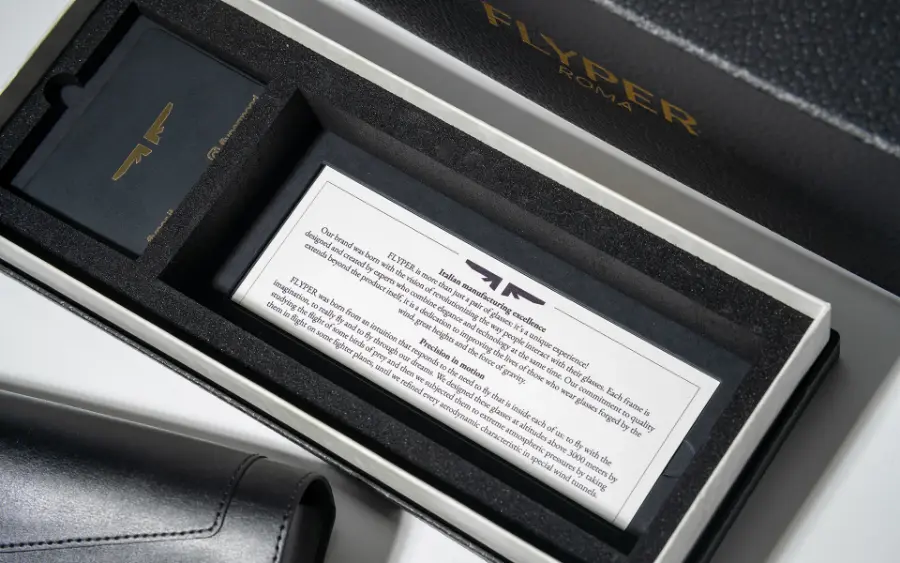 Inside the box: booklet, case and card